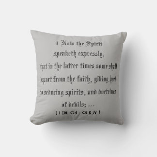 Coussin 1 Tim. 4:1 (Écriture)