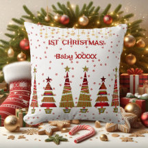 1er Noël Ornament or Arbre Snowflakes Baby