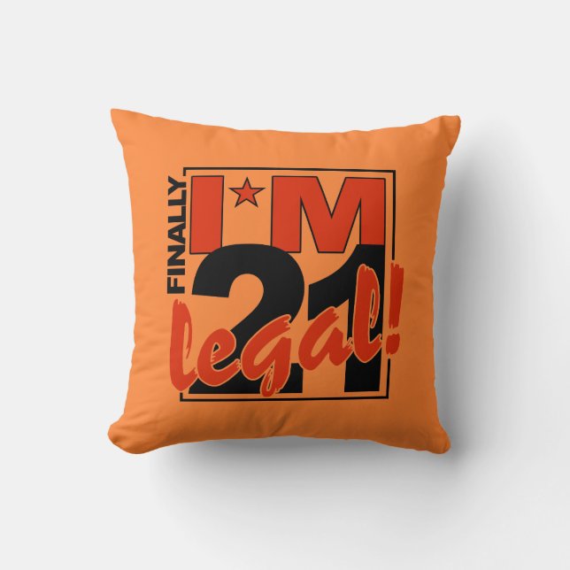 Coussin 21 & LEGAL lancer l'oreiller (Recto)