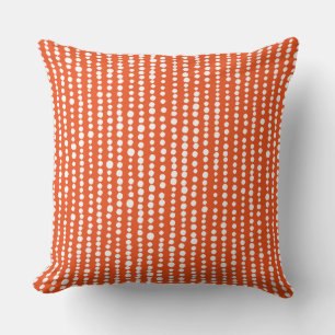 Coussin 230216 - Blanc sur Orange ec4f1b