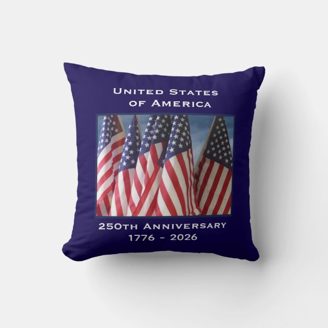 Coussin 250e anniversaire de la Déclaration d'indépendance (Recto)