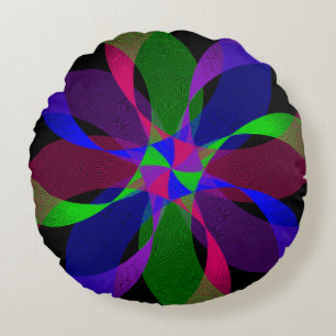 coussin 2D géométrique hybride 2D