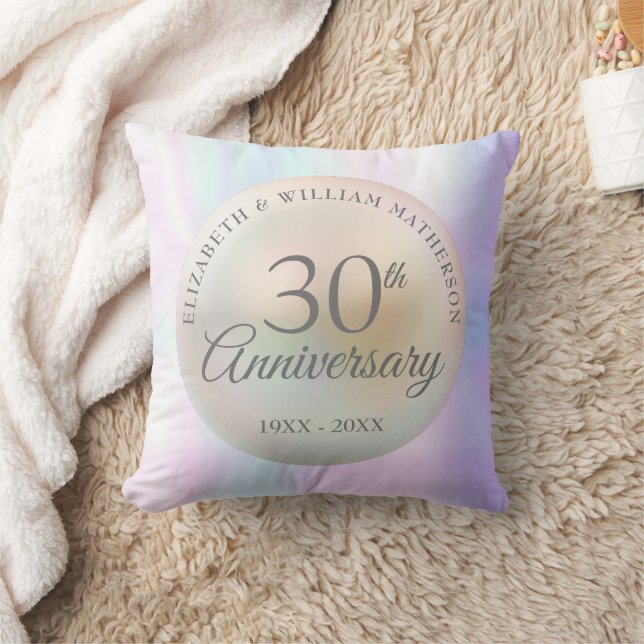 Coussin 30e anniversaire de Mariage Chic belle perle (Couverture)