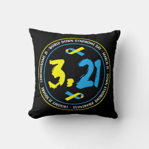 Coussin 321 Sensibilisation mondiale au syndrome de Down p