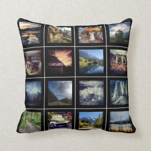 Coussin 32 photos de Selfies et amis ou aventures