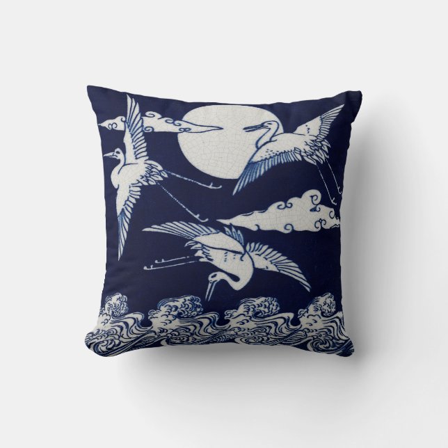 Coussin 3 grues (Recto)