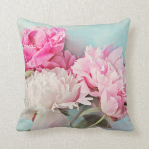Coussin 3 pivoines