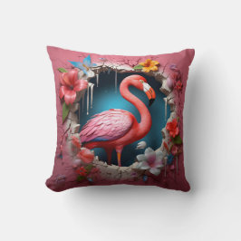 Coussin 3D flamingo cushion