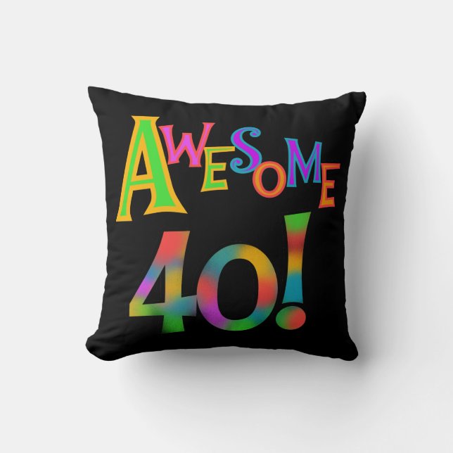 Coussin 40 T-shirts et cadeaux impressionnants (Recto)