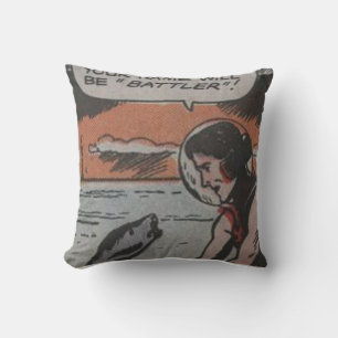Coussin 40s Aventure comic Meilleur cadeau pour les amat