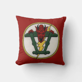 Coussin 49e Escadron de chasseurs à queue fourche