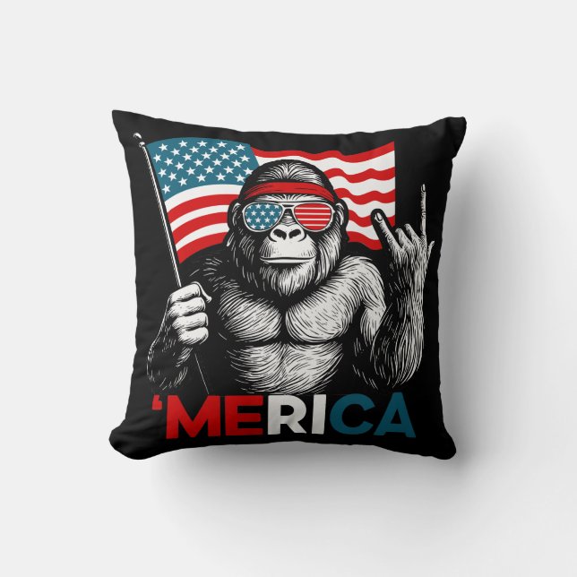 Coussin 4 juillet patriotique (Recto)