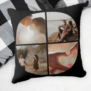 Coussin 4 Photo Collage personnalisé personnalisé