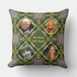 Coussin 4 photos + texte Olivier et lavande Azulejos