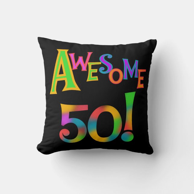 Coussin 50 T-shirts et cadeaux impressionnants (Recto)