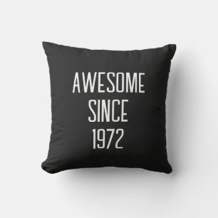 Coussin 50e anniversaire Cadeau Cinquante ans Vieux Noir B