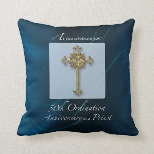 Coussin 50e anniversaire de l'ordination du prêtre