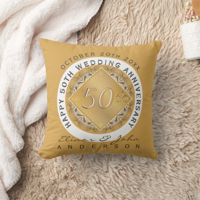 Coussin 50e anniversaire du Mariage (Couverture)