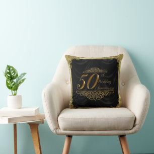 Coussin 50e anniversaire du Mariage Pillow