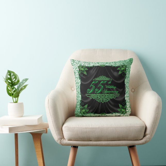 Coussin 55e anniversaire du Mariage Pillow (Chaise)