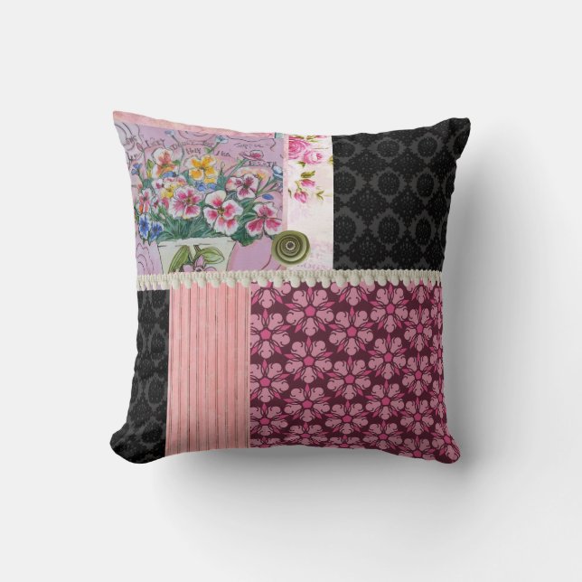 Coussin 5 chic lunatique de pays (Recto)