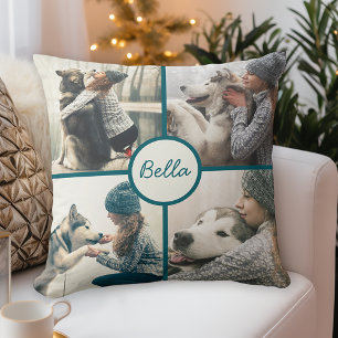 Coussin 5 Photo Animal de Compagnie Chien Personnalisé ave