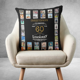 Coussin 60e anniversaire Black Gold Legendary Photo
