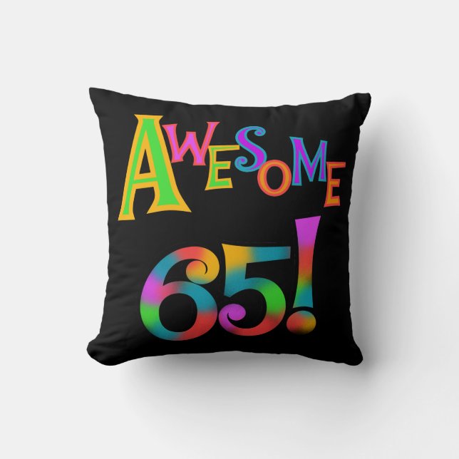 Coussin 65 T-shirts et cadeaux impressionnants (Recto)