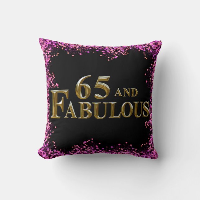 Coussin 65e anniversaire  (Recto)