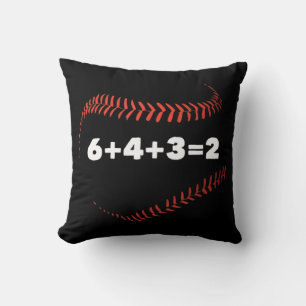 Coussin 6+4+3=2 Jouer à deux joueurs de baseball