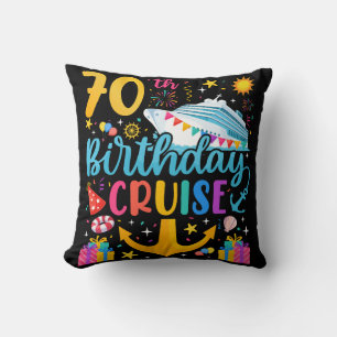 Coussin 70e anniversaire Croisière B-Day Party