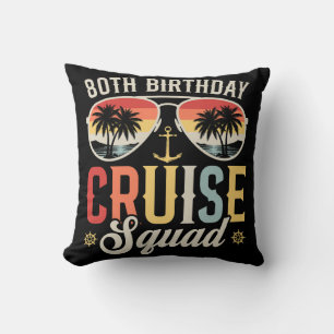 Coussin 80E Anniversaire Correspondance de la famille de l