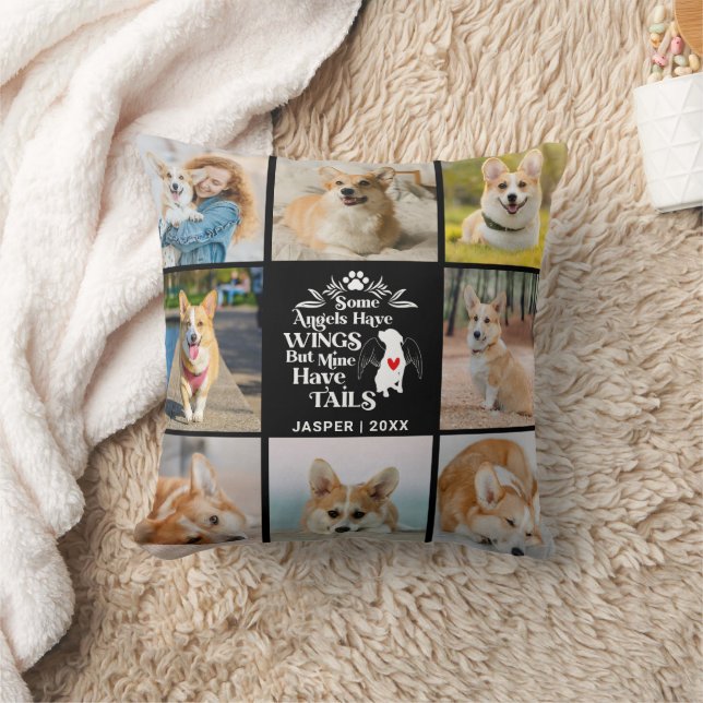 Coussin 8 Photo Collage Animaux de compagnie Chien Perte S (Couverture)
