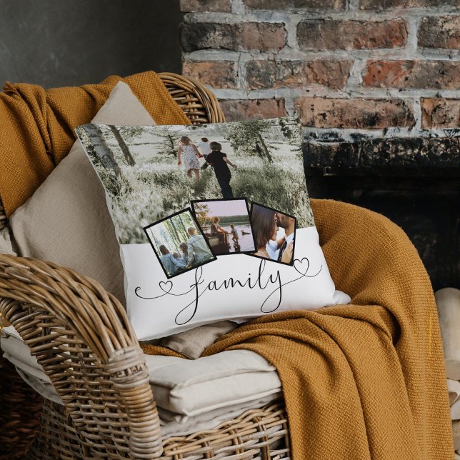 Coussin 8 Photo Collage Famille Personnalisée (Créateur téléchargé)
