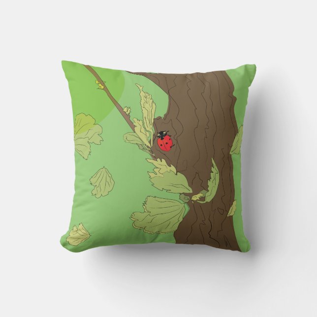 Coussin à deux côtés de Ladybug (Recto)