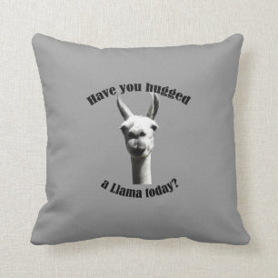 Coussin A étreint un lama