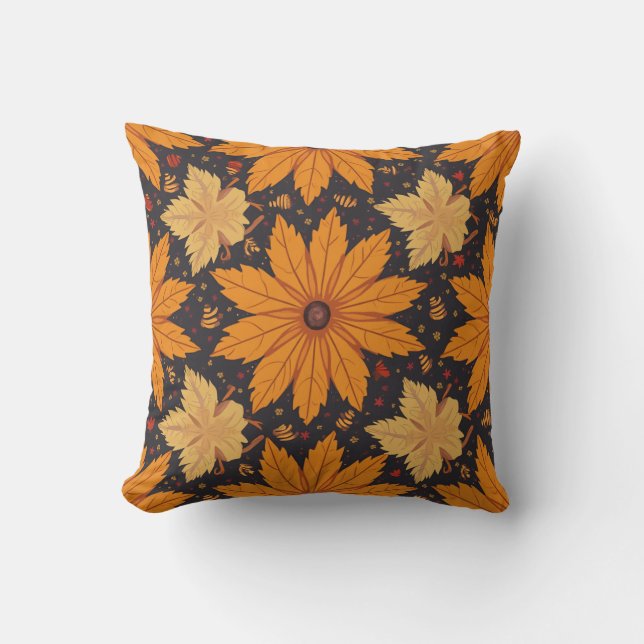 coussin à feuilles tombées (Recto)