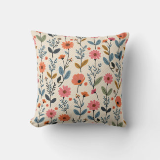 coussin à fleurs, coussin