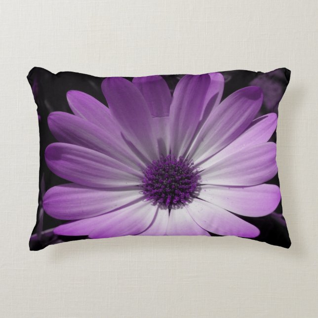 Coussin à fleurs pourpre (Devant)