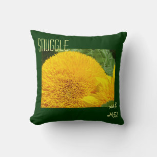 Coussin à jeter Snuggle with Me ! Tournesols Jaune