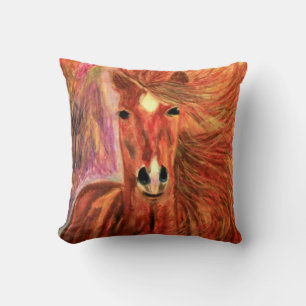 COUSSIN À JETTER CHEVAL DE DESIGNER - CADEAUX DE S