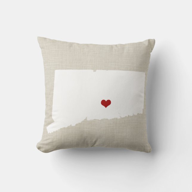 Coussin à la maison 16" de l'État d'origine du (Recto)