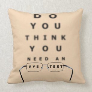 Coussin à lancer du graphique de test oculaire