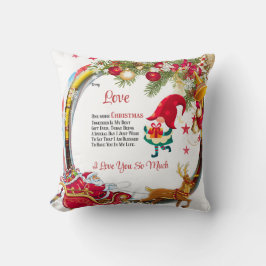 Coussin À mon amour Encore un Noël ensemble