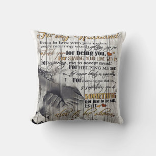 Coussin À mon mari Cadeau de décoration de maison