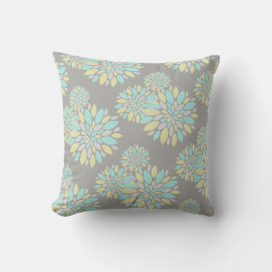 Coussin à motif de fleurs Pastel Petals