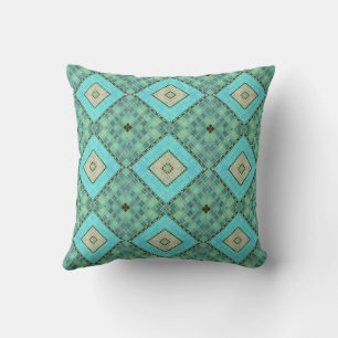 Coussin à motifs architecturaux #5