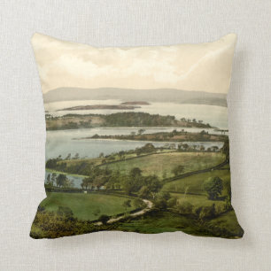 Coussin Abaissez le lac Erne, Co Fermanagh, Irlande du
