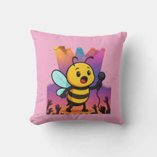 Coussin Abeille sur scène - Vibes rap