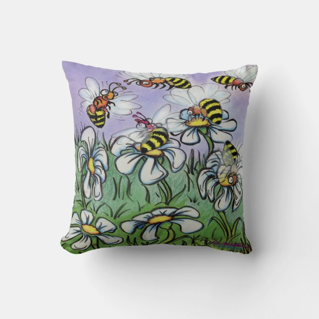 Coussin Abeilles (Recto)